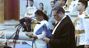 new delhi,President administers oath , Justice Khanna  