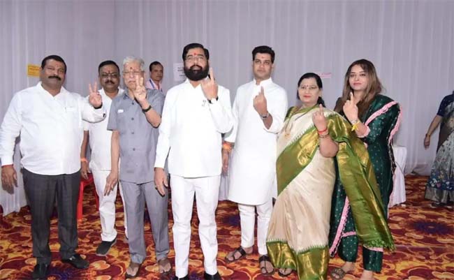 mumbai,CM Eknath Shinde ,vote in Thane 