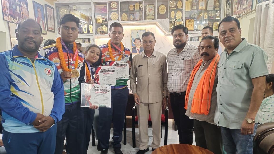 korba, Industry Minister congratulated , players for winning  