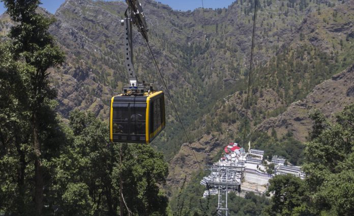 jammu, Protest against , ropeway project