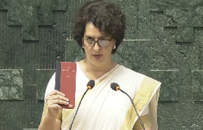 new delhi, Priyanka and Chavan ,took oath  