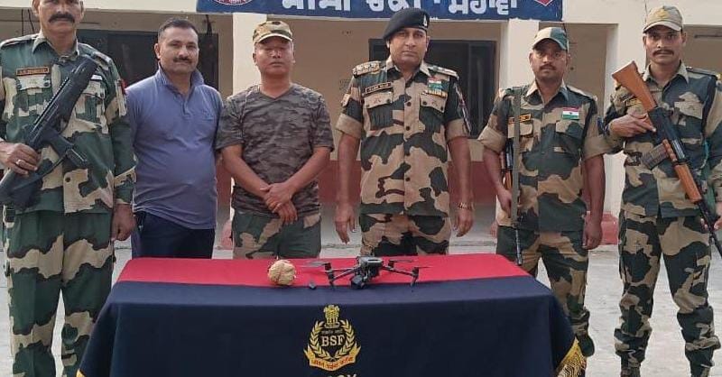 chandigarh, BSF recovered, two Pakistani drones 