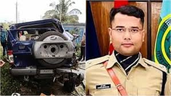 bhopal, MP IPS dies, road accident 