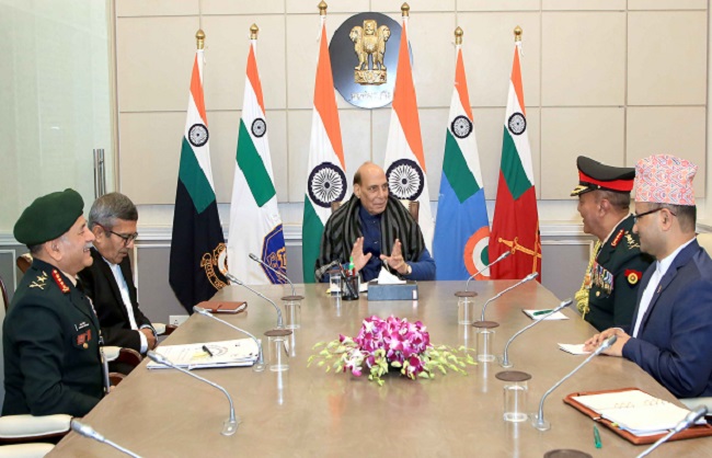 new delhi, Rajnath reiterated,neighboring Nepal