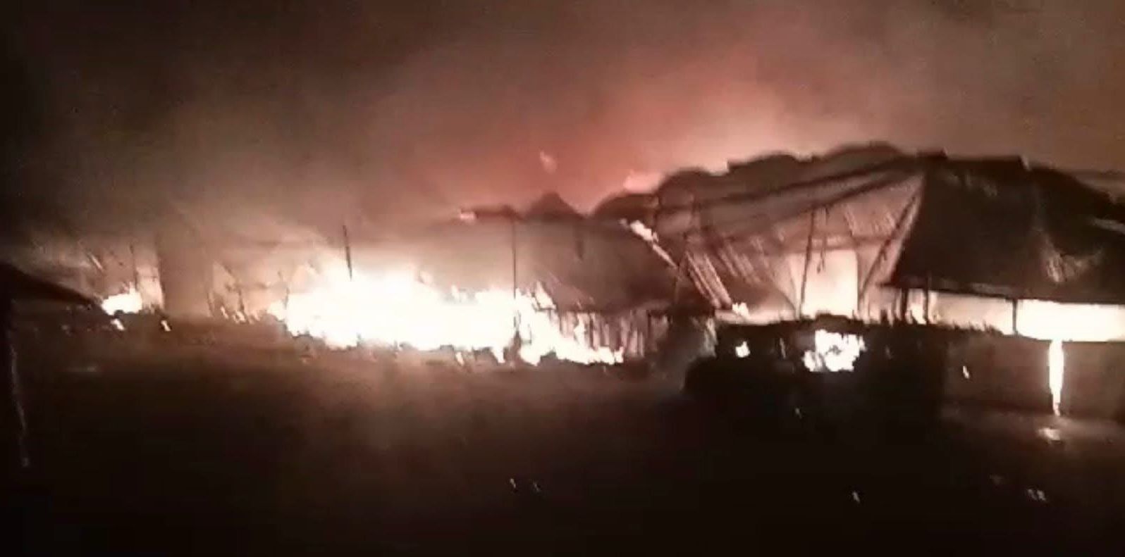 anuppur,  huge fire broke out ,Amarkantak Jain temple