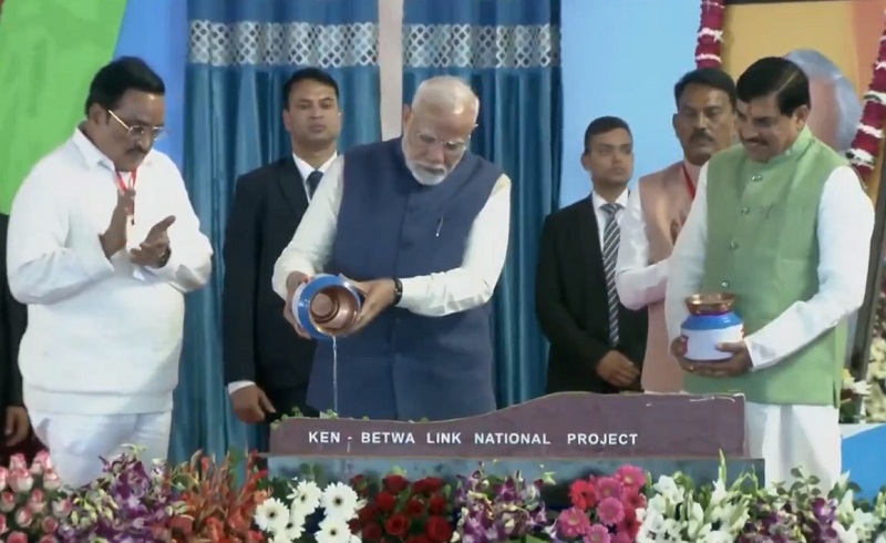 bhopal,Prime Minister laid, Ken-Betwa Link Project