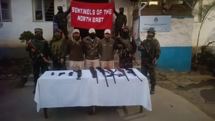 imphal, Security forces , recovered weapons  