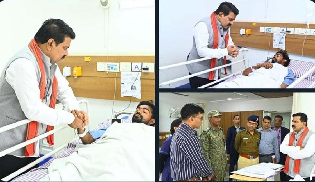 raipur,  Vijay Sharma ,soldiers injured 