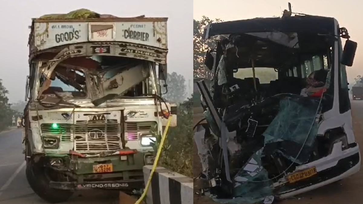 raipur, School bus , Kondagaon