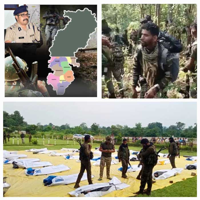 jagdalpur, Ten major encounters , Naxalites took place 