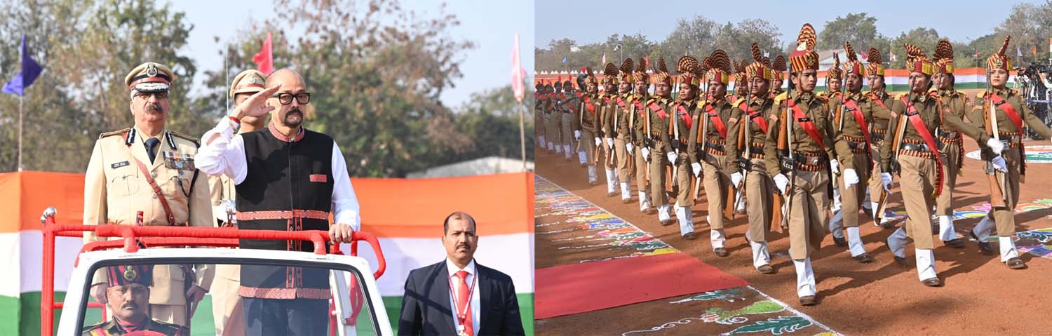 raipur,  Republic Day, Governor Deka  