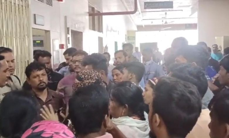 korba, Chaos over death,New Korba Hospital