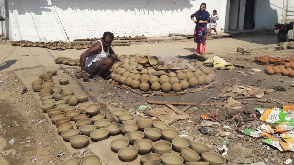 dhamtari,   arrival of summer, Potters are busy preparing 