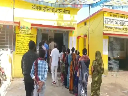 korba, Policeman left ,election duty 