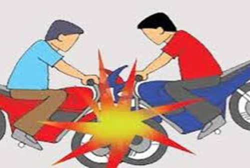 jagdalpur, Two youths died, two motorcycles
