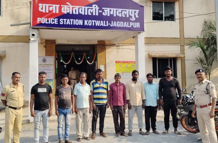 jagdalpur.Police arrested , Sanjay Bazar