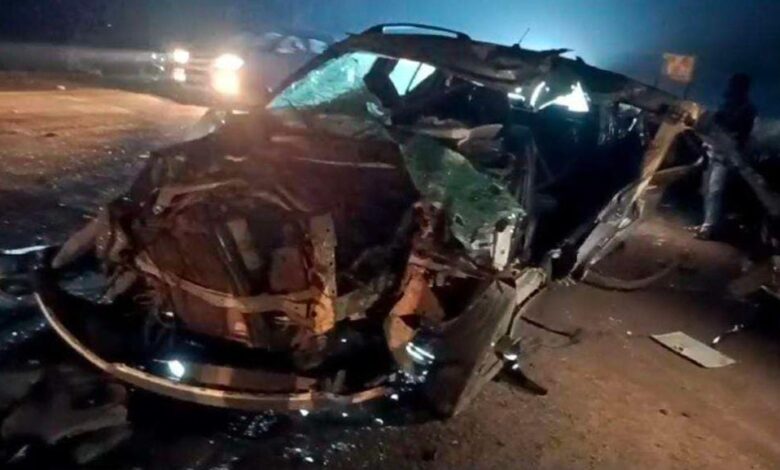 raigarh, GST officer dies ,car and tractor