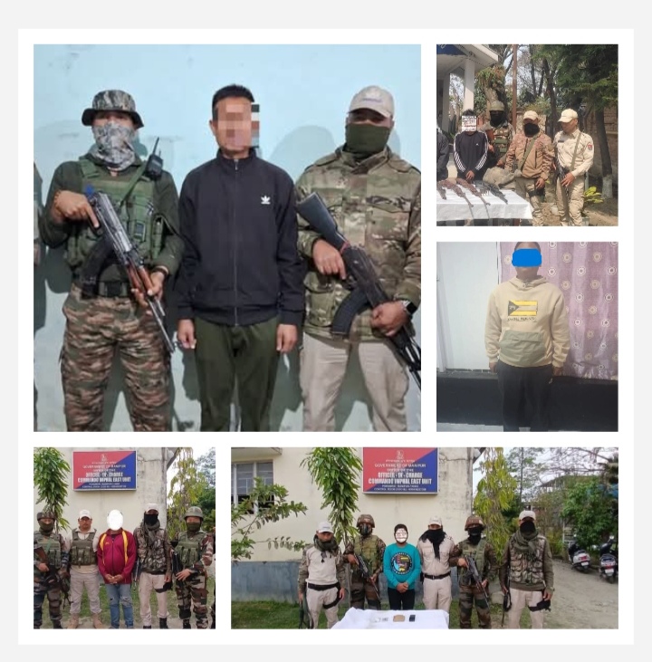 imphal, Six cadres , militant organizations 