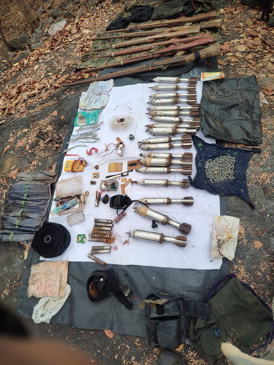 sukma,   huge amount ,arms and explosives 