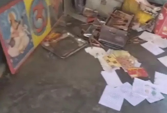 sehdol, Unknown miscreants ,  Saraswati Shishu Mandir