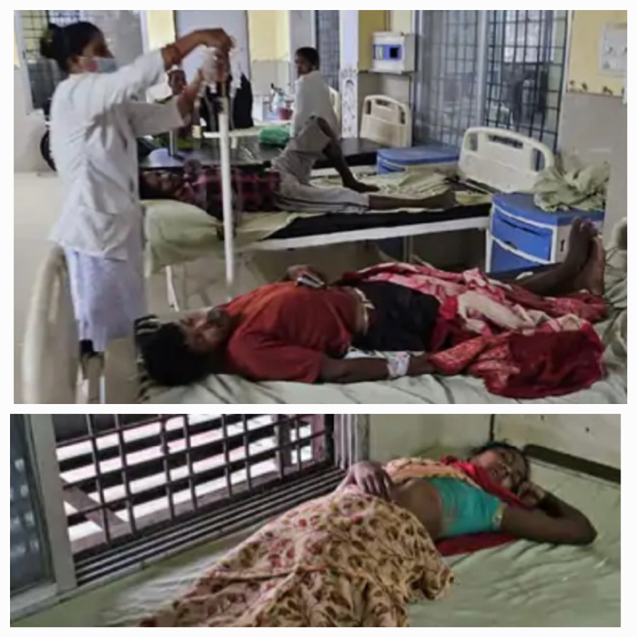 dantewada, 7 villagers  fell sick ,  toxic vegetables 