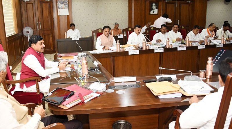 bhopal, Decisions taken ,Dr. Yadav