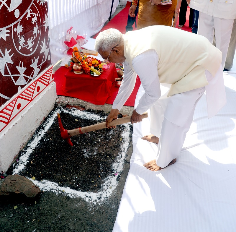 bhopal, Governor Patel, Bhoomi Pujan 
