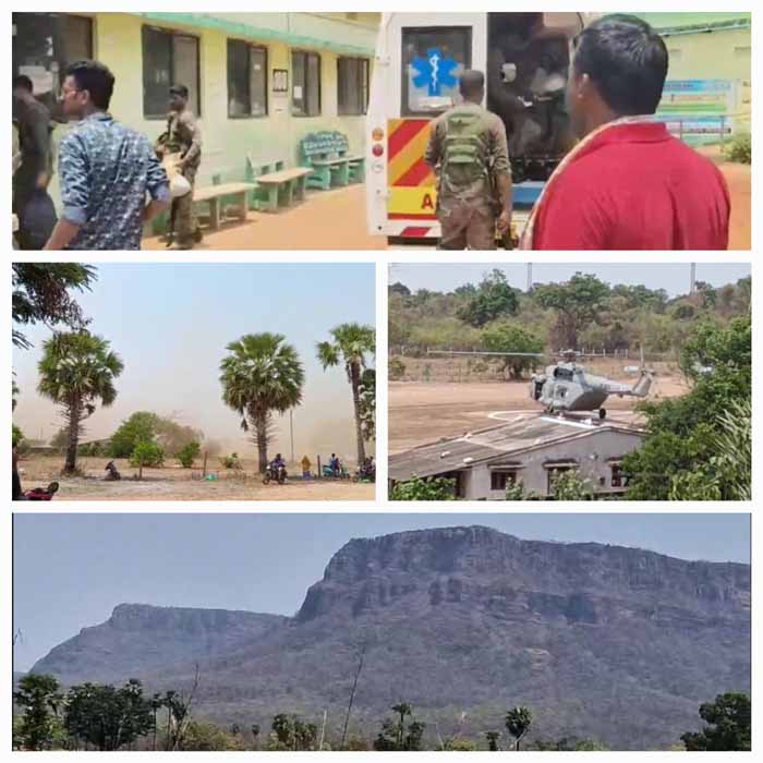 bijapur,   soldiers became victims , dehydration 