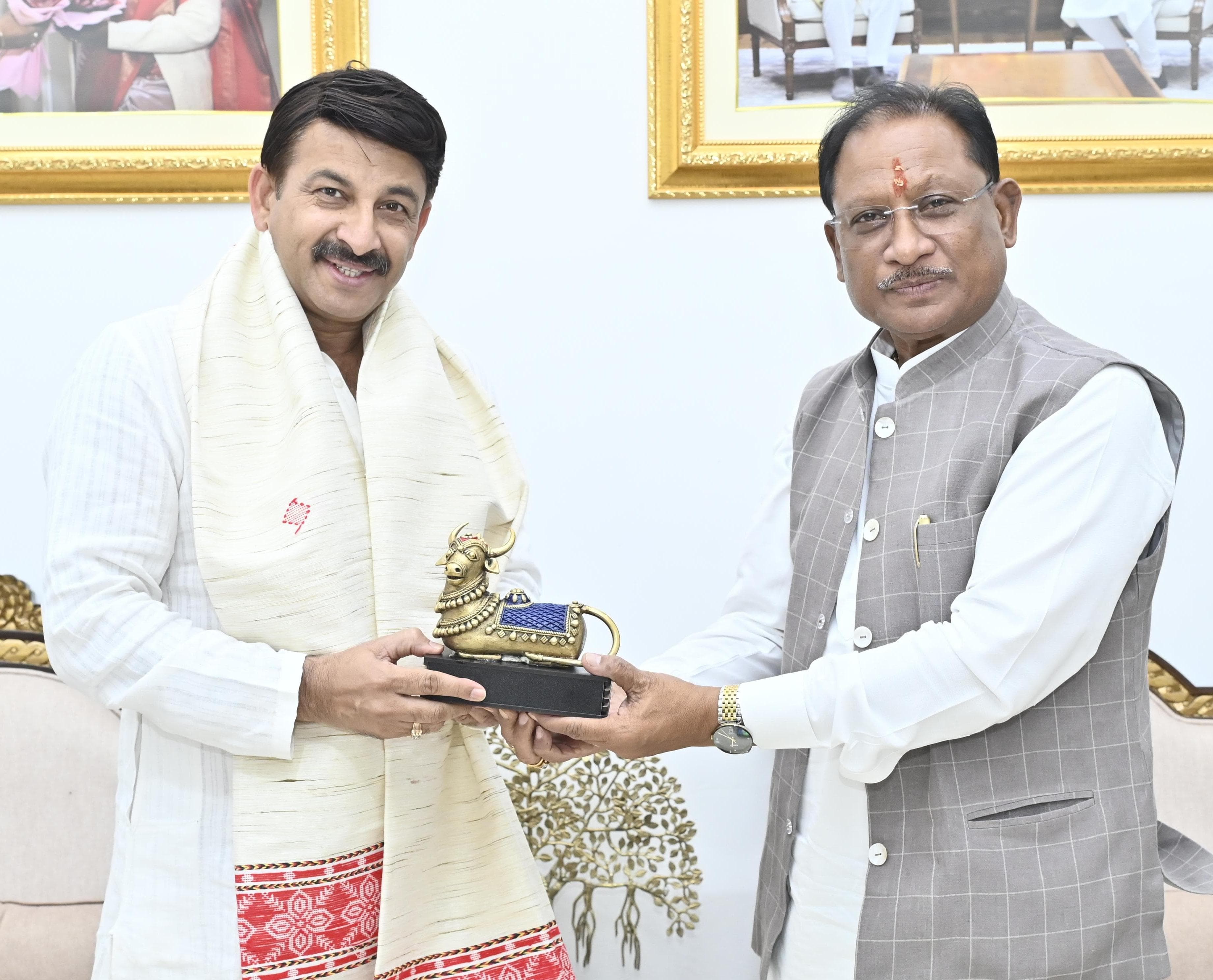raipur, MP Manoj Tiwari ,Chief Minister Sai