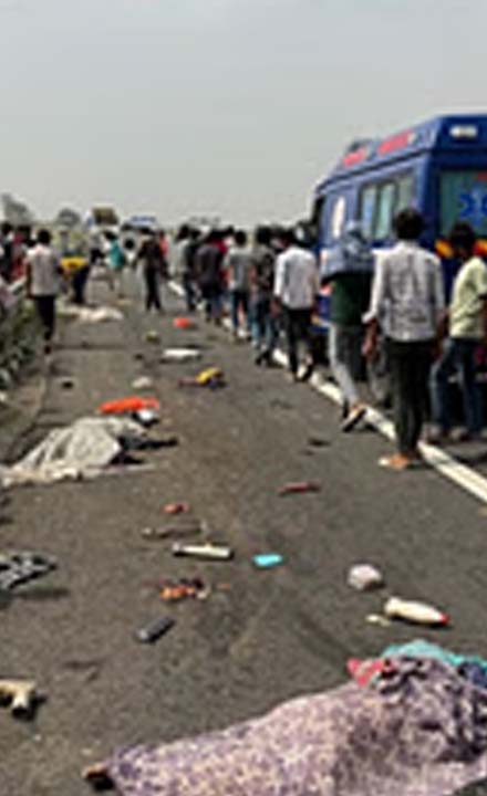 nooh,Horrific accident ,Delhi-Mumbai Expressway 