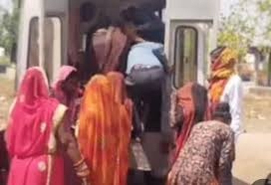 shivpuri, n innocent child,  crushed by a car