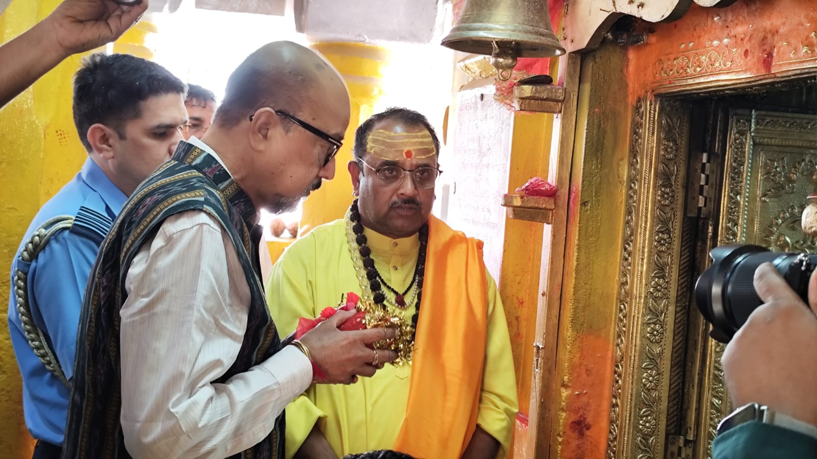 anuppur, Chhattisgarh Governor ,visited Maa Narmada  