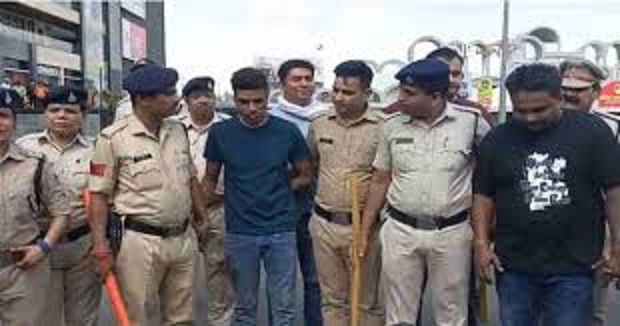 bhopal, All three accused , policeman arrested
