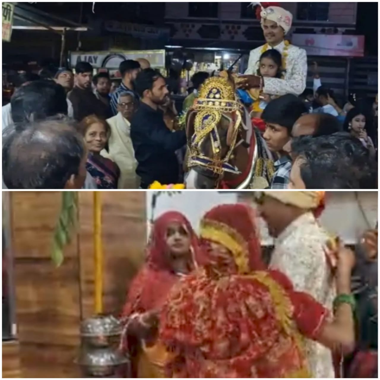 rajgarh,   groom arrived, wedding procession