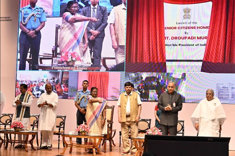 new delhi, Senior citizens , President