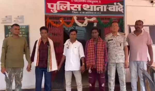 kanker, Three Naxal associates s, arrested
