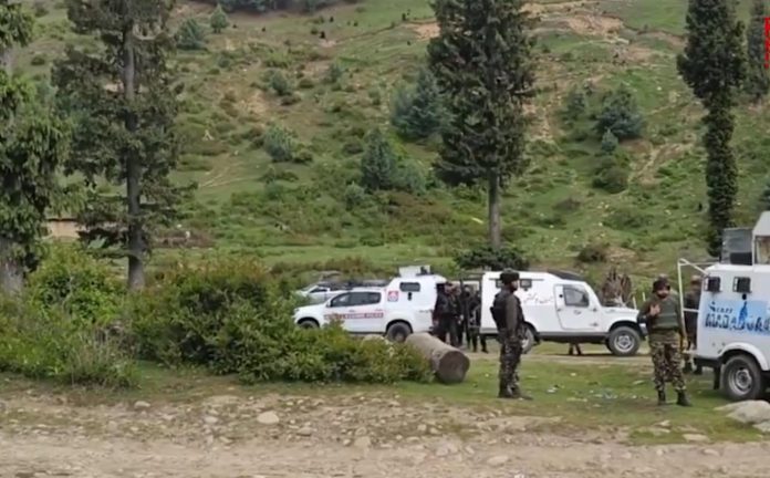 awantipora, Encounter in Tral , three terrorists killed