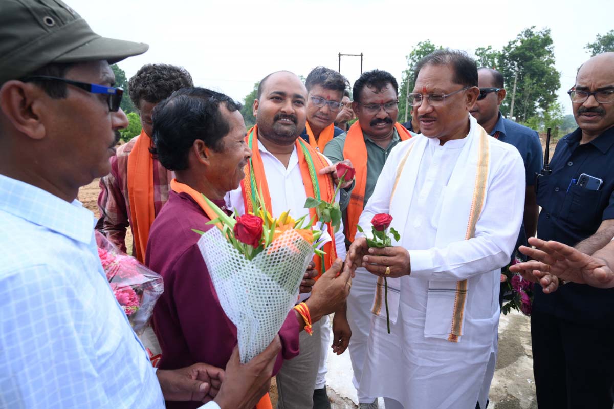 raipur, Inaugurated development works ,Camp Tongpal