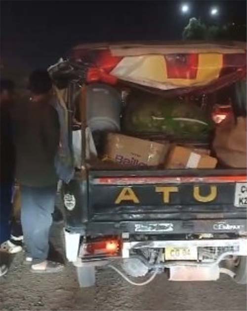 raipur,   high speed pickup, two traffic jawans  