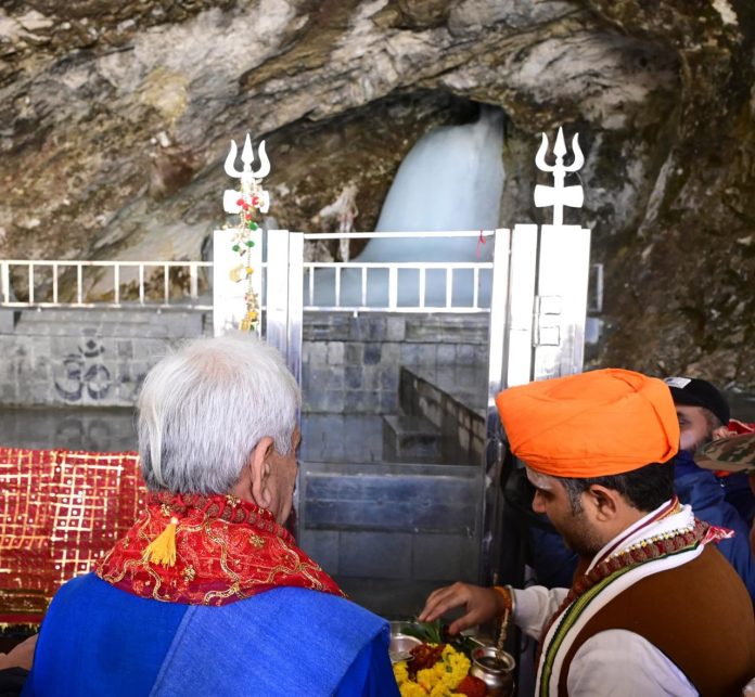 shrinagar, Lieutenant Governor , Amarnath cave