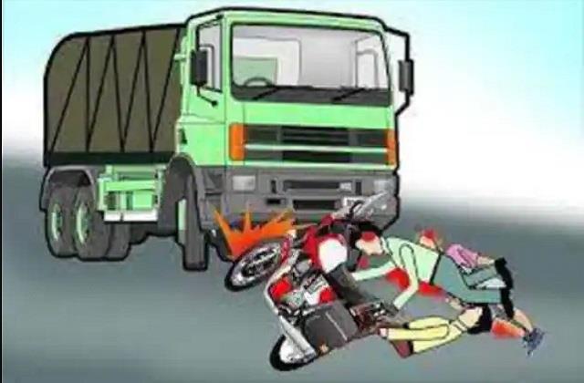 jagdalpur, Bike collided  , bike rider died