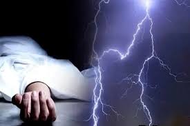 raipur,Child dies , lightning