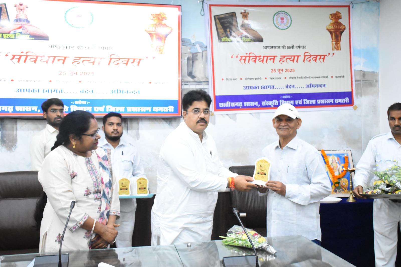 dhamtari, 50th anniversary , Mayor honors MISA 