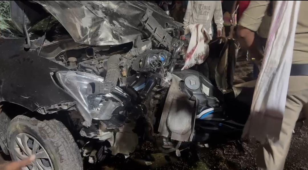 korba,   drunk man driving , ran over five people