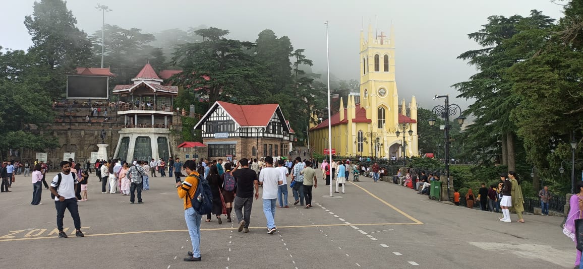 shimla, Relief from rain, Himachal 