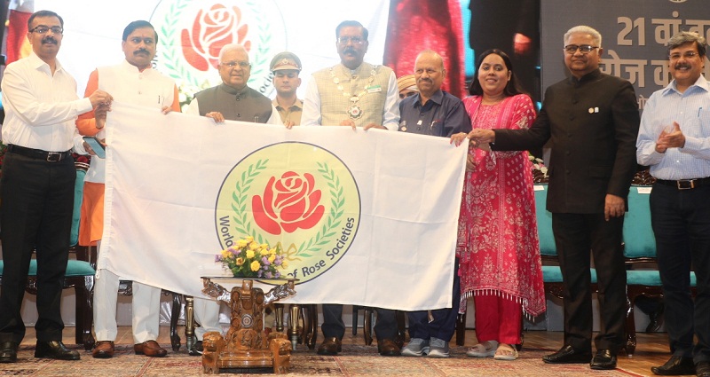 bhopal,   World Rose Convention ,Governor Patel