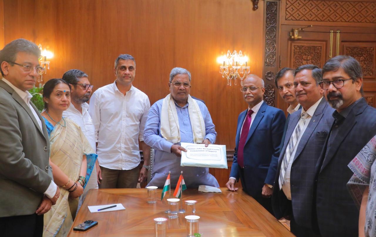 bangluru, Inquiry commission ,submits report  