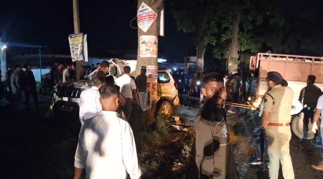 ambikapur,Scorpio vehicle , two died