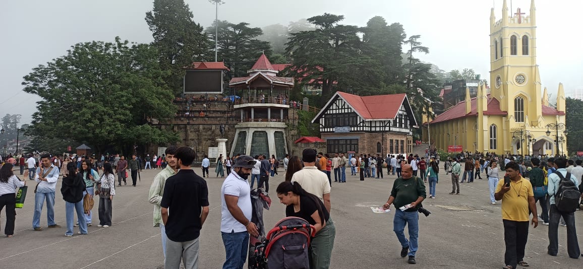 shimla, Orange alert, heavy rain 
