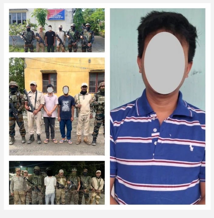 imphal, Five militants arrested , Manipur